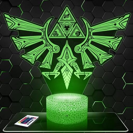 Lampephoto.fr - Lámpara 3D Tri force Decoración Habitación Niño Gaming Gamer Juegos Video Idea Regalo Triforce Idea Regalo Decoración Luz Tenue Noche, Idea de Regalo Original, Merchandising TOP | Ya disponible en tu tienda friki favorita! En mundofriki.es!