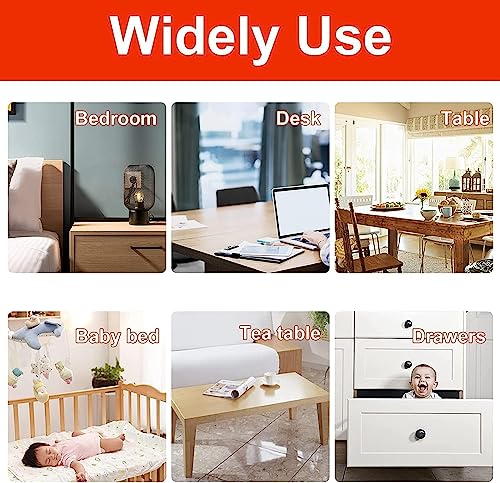 Image of Edge Corner Protector for Baby, E-PRONSE 9.8ft Corner Protector Baby with 4 Corner Guards,Furniture Corner Guard & Edge Safety with Strong Adhesion, 3M, Clear