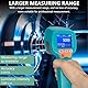Digital Tachometer Stroboskop LED, Digitaler Drehzahlmesser Messen Drehzahl von 60-999999 RPM mit 0,001% Genauigkeit, Datenspeicher, Berührungsloser Tachometer, Hohe Genauigkeit RPM Gauge