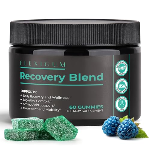 Flexigum Amino Acid Gummies Amino Acid Gummies for Adults Essential Amino Blend 60 Gummies USA
