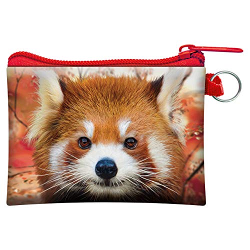 3D LiveLife Coin Purse - Baby Red Panda from Deluxebase. Lenticular 3D Animal Purse. Cash, coin and card holder with secure zipper featuring artwork licensed from renowned David Penfound