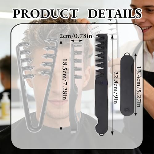 Peine Texturizador para Hombre 2 Pzas miniatura 2