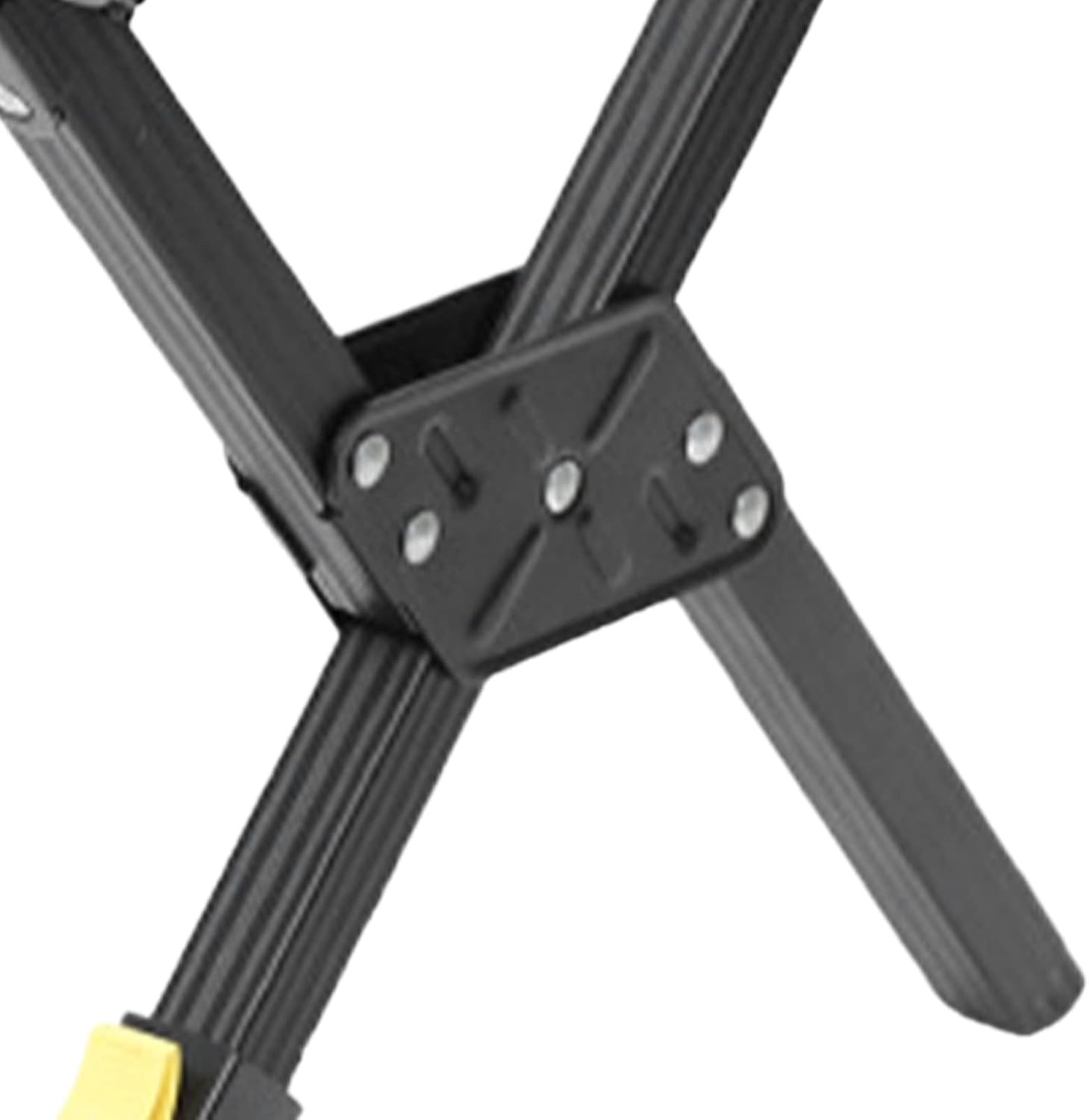 Camping Cooler Stand, Aluminum Alloy Folding Cooler Stand Frame for Outdoor (Black)