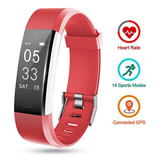 Lintelek Fitness Activity Tracker HR, Fit Watch Sleep Monitor Pedometer Calorie Counter, Sport Watch Fitness Gifts for Men, Women, Kids