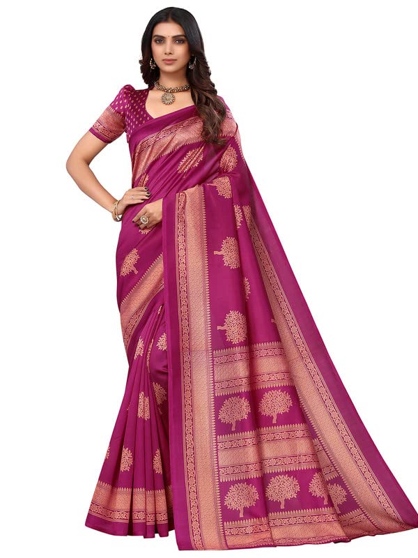 SatraniPoly Silk Women Saree