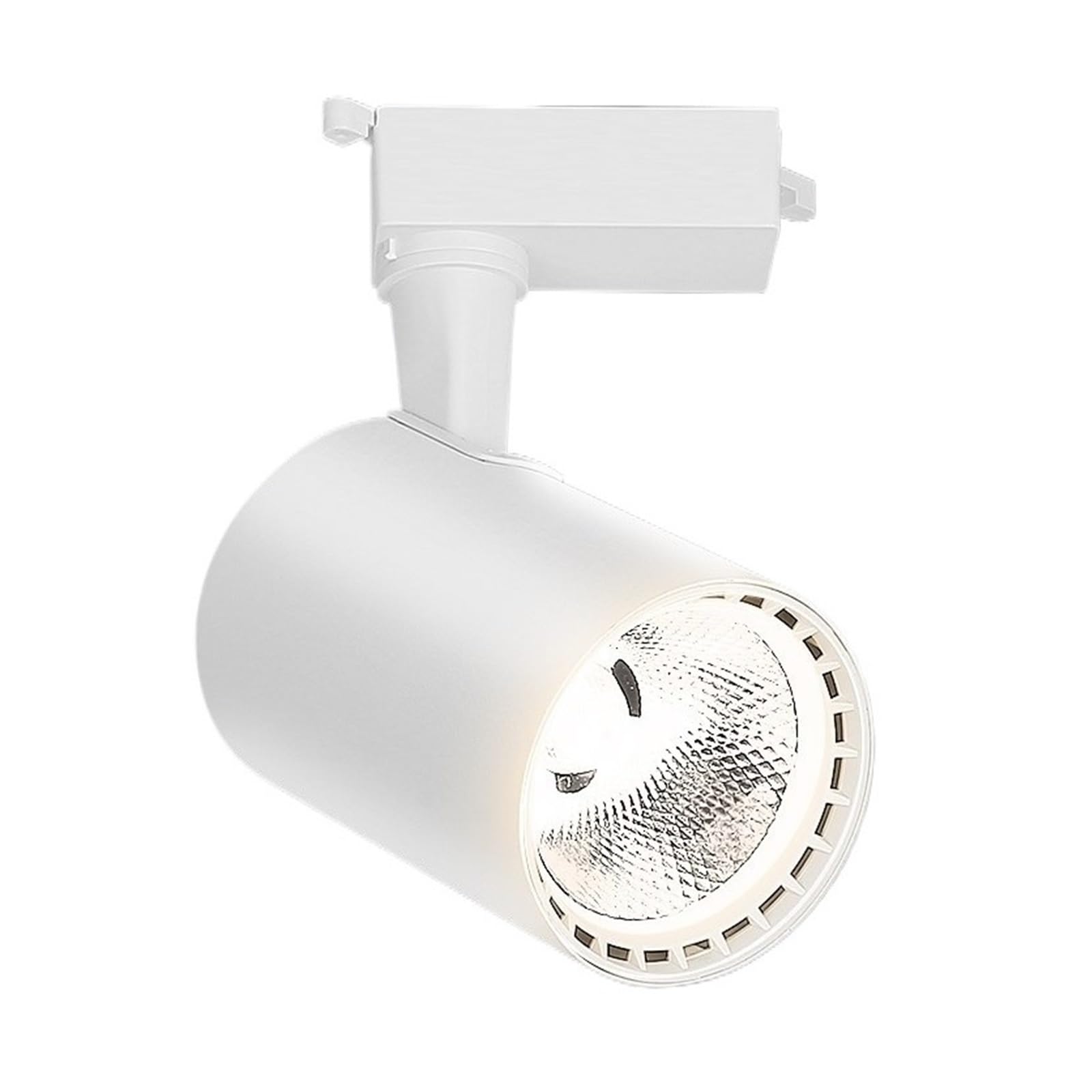 Pełny Zestaw Oświetlenie Szynowe Led COB 12W 20W 30W 40W Reflektor Sufitowy Szyna Kuchni Sklep Salon Elastyczny Montaż(Cold White,LAMP 4PCS WHITE_20W)