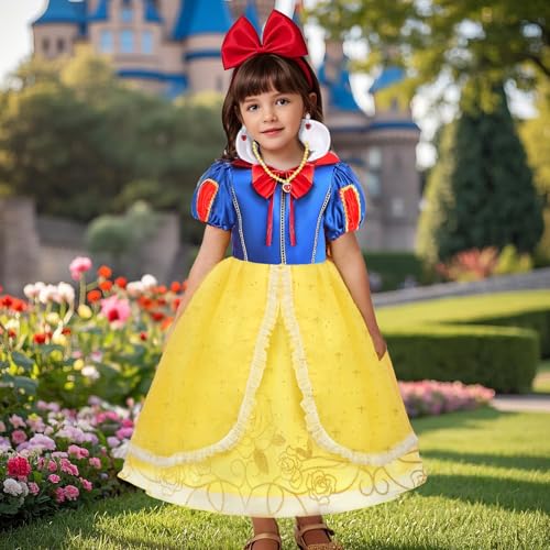 Disfraz princesa para niñas 7-8 años capa corona miniatura 2