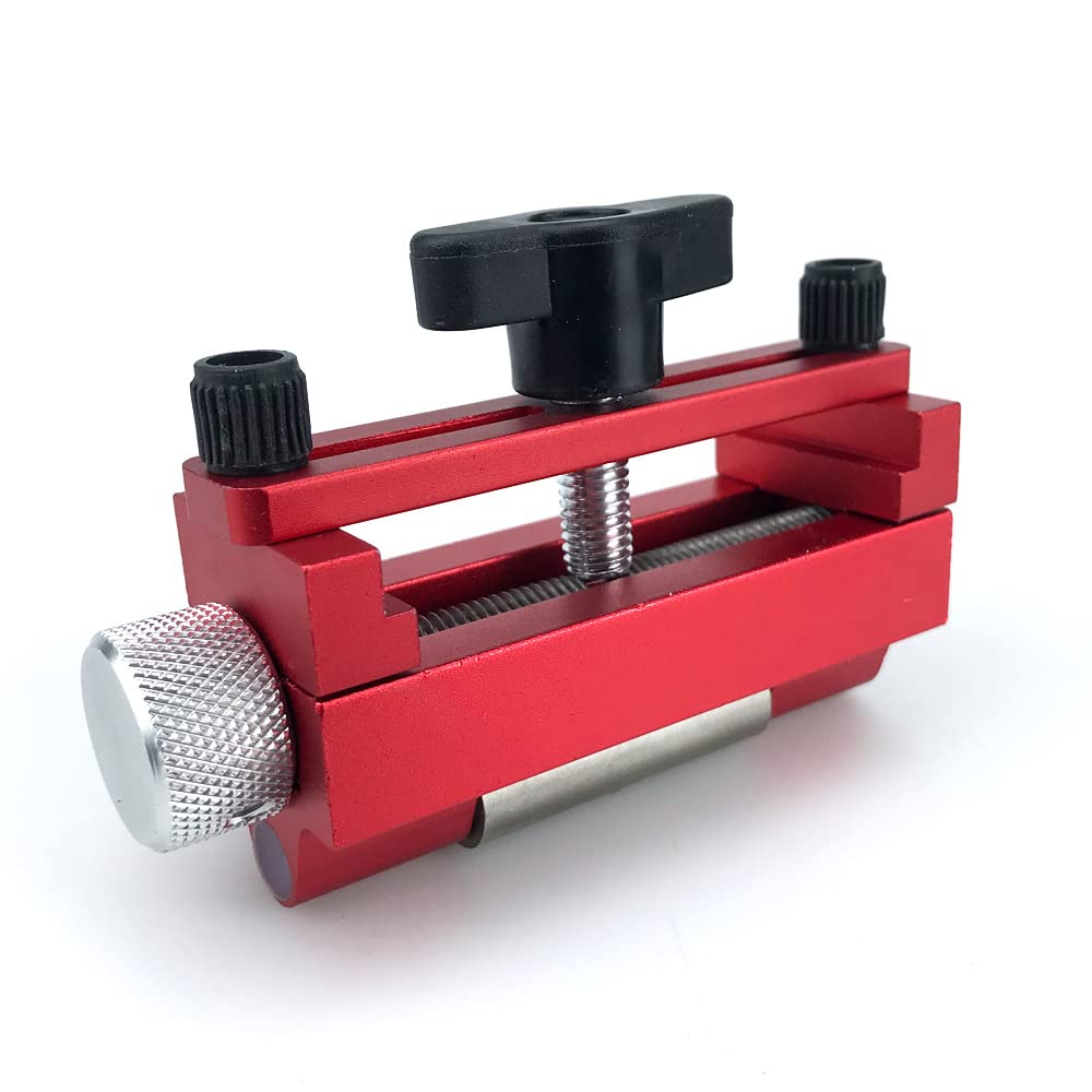 Affûteur à angle réglable,Sunydog Perforateur pour le travail du bois Outil de travail du bois Gabarit d'affûtage Réglage de la largeur Bords inclinés Support de fixation pour ciseau à bois