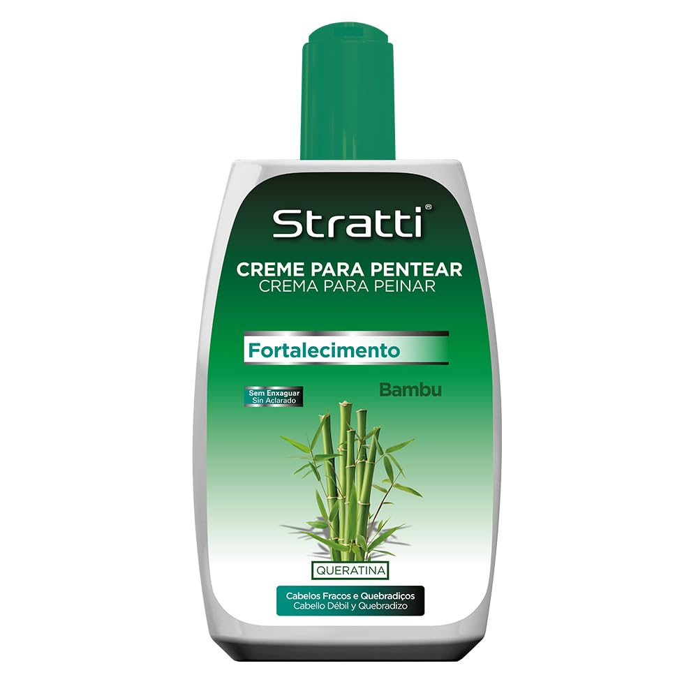 Pack Mantenimiento Stratti Bambú & Keratina 5 productos - Champú sin sal + Mascarilla + Crema de peinar + Carga de tratamiento + Gorra térmica