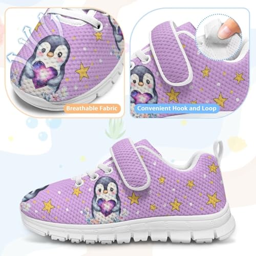 Kids Sports Sneakers Breathable Strap Athletic Tennis Shoes Outdoor Non Slip Boys Girls Running Walking Shoes US 11-15 6