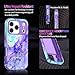Casetego for iPhone 17 Pro Case,Compatible with MagSafe,[Military Grade Drop Test] Full Body Protection Slim Shockproof Rugged Marble Women Girls Case for iPhone 17 Pro 6.3 inch,Cobalt Violet