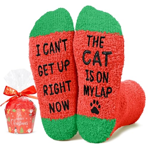 Image of HAPPYPOP Christmas Socks for Men Women - Christmas Gifts Stocking Stuffers for Teens Animals