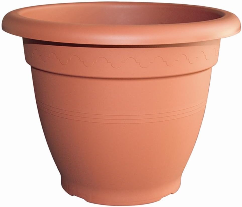 'Euro3Plast 1672.01 Plant Pot "Vaso Linteo, Durchmesser 60 cm Terracotta