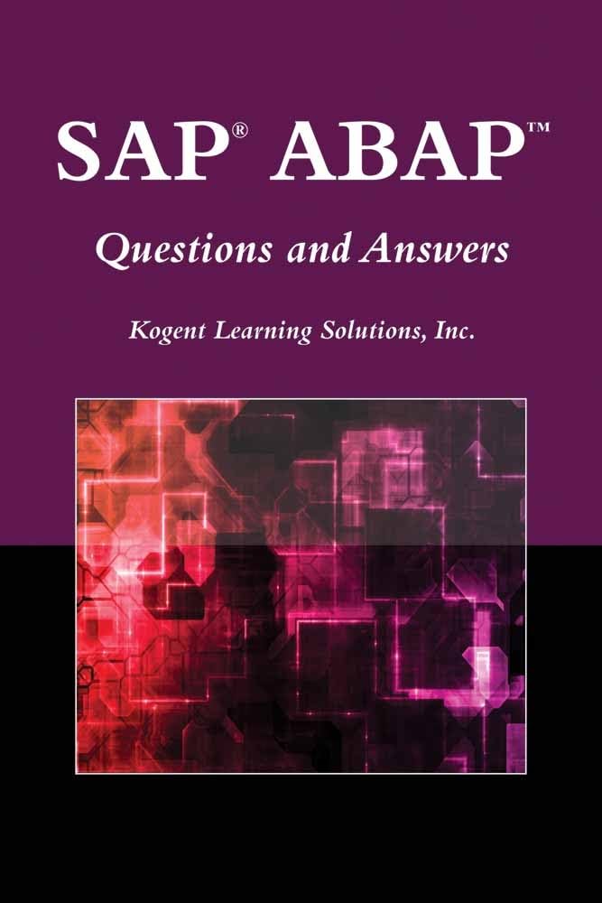 Buy SAP ABAP Questions and Answers — BookShops.in