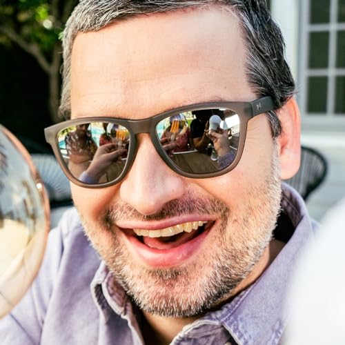 goodr Going to Valhalla...Witness! Polarized Sunglasses for Men & Women, Medium Sized (OG), Dark Gray Translucent Frames with Chrome Mirrored Reflective Lenses, UV400 Protection, No Slip3