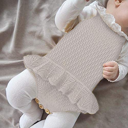 mimixiong Baby Sleeveless Romper Girls One Piece Cotton Outfit Halter Jumpsuit3
