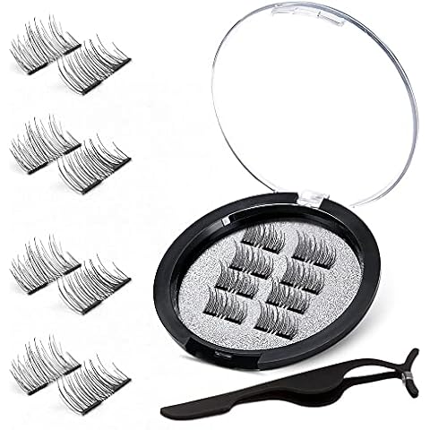VASSOUL Magnetic Eyelashes with Applicator - Reusable Premium Lashes, Easy Application, No Glue Needed, Natural Look, Dual Magnetic Lash Kit for All-Day Wear (5 Pairs) Cover