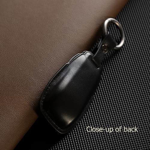 Image of Mercedes Benz Key Fob Cover Leather Car Key Case 2026 2025 2024 2023 2022 GLE350 GLE450 GLS450 GLS580 GLA250 GLA35 EQB CLA250 CLA35 CLA45 AMG GT