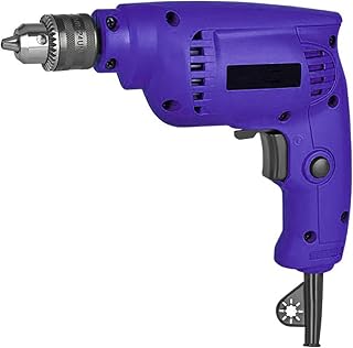 drill machine for home use 10mm plastic body impact drill work for wood, metal, wall (10 mm, 300W-400 watt, 2600RPM, Color-Multi, Material- Plastic)