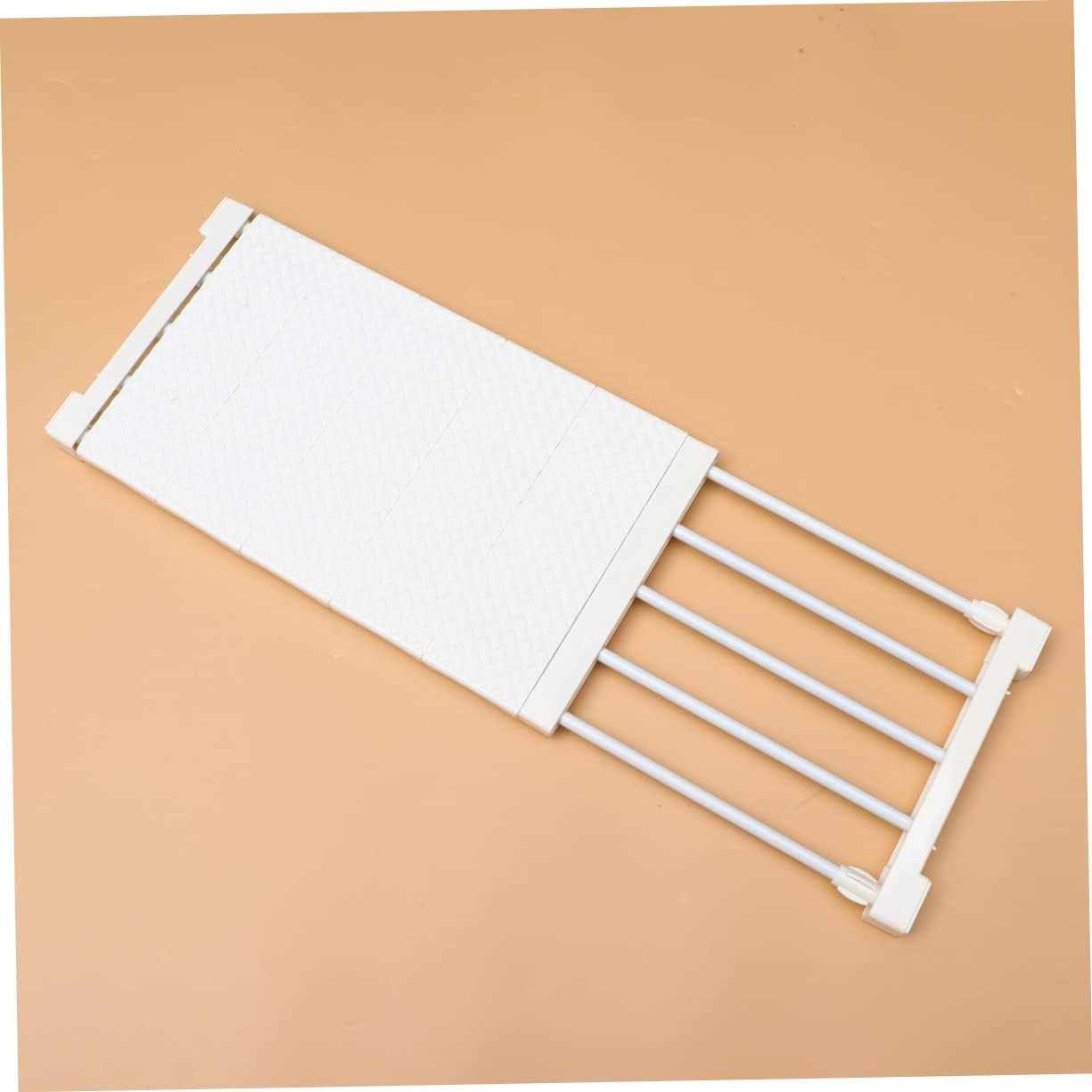 Retractable Shelf Divider for Wardrobes, Adjustable Closet Organizer