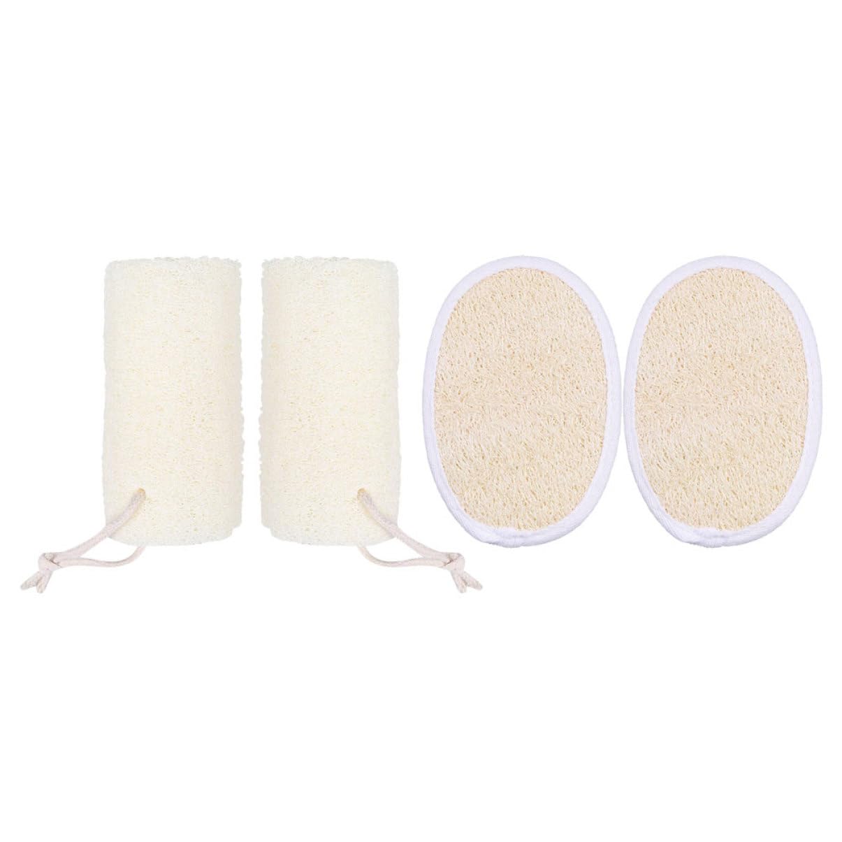 Didiseaon 12pezzi Spugne Esfolianti Loofah Naturale Per Doccia Spazzola Per Massaggio e Pulizia Corpo Per Uso Quotidiano e Relax Bagno
