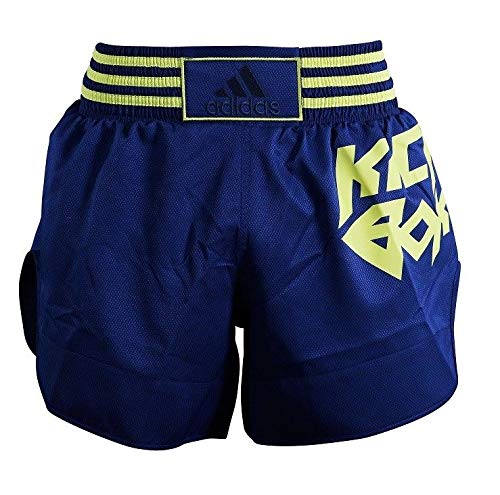 adidas kickboxhose Micro Diamond gelb/blau Größe XXL
