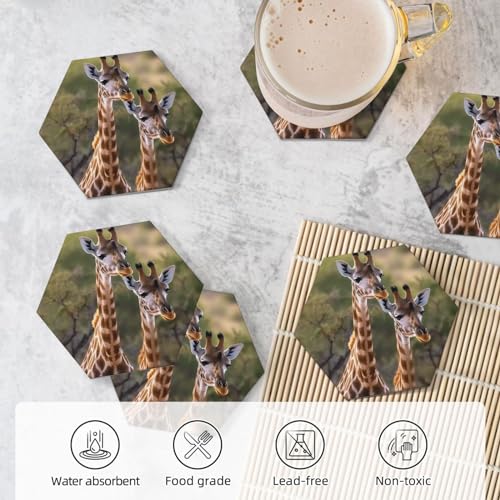 Dessous de verre pour protection de table contre les taches de condensation