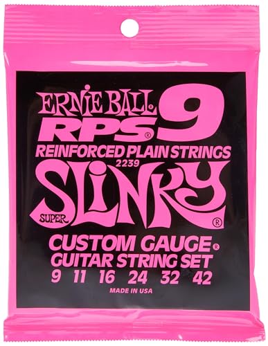 Ernie Ball Super Slinky RPS - Cuerdas para guitarra eléctrica,