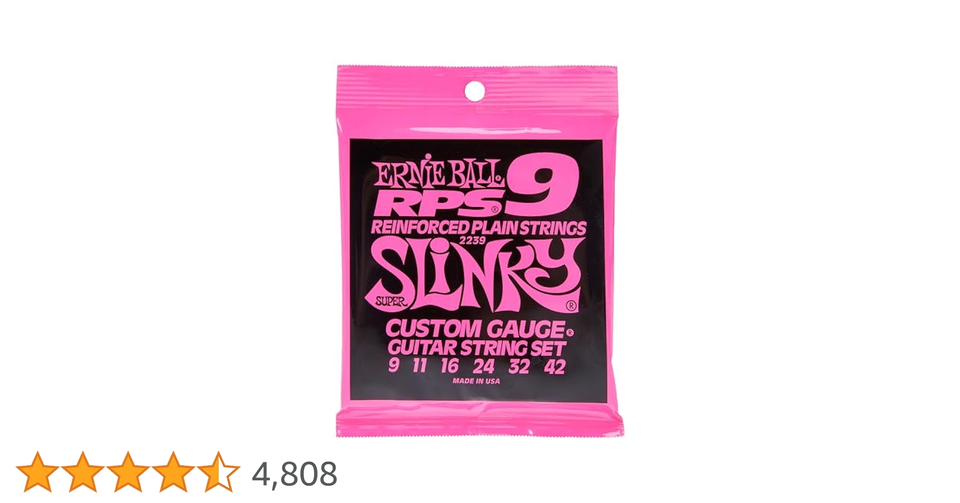 ギター ERNIE BALL 09-42 ERNiE BALL(アーニーボール) SUPER SLINKY / 09-42 #2223