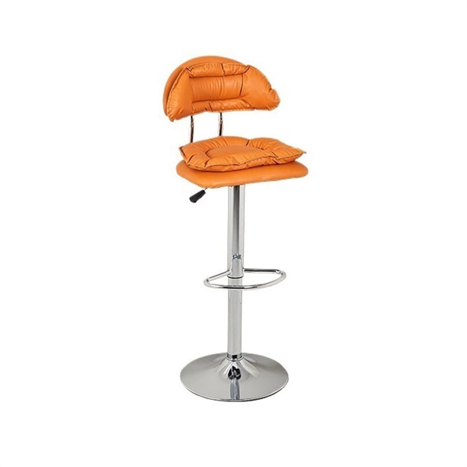 Eines A Home Bar Furniture Light Luxury Backrest Household High Chair Modern Creative Soft Package Lift Bar Chair Simple Rotatable Chair Counter Barstool(A)