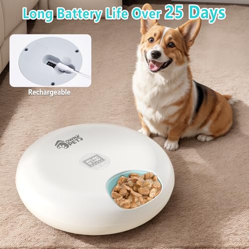 Ownpets PET0264-US 6 Meals Automatic Cat Feeder For Wet/Dry Food thumb #4