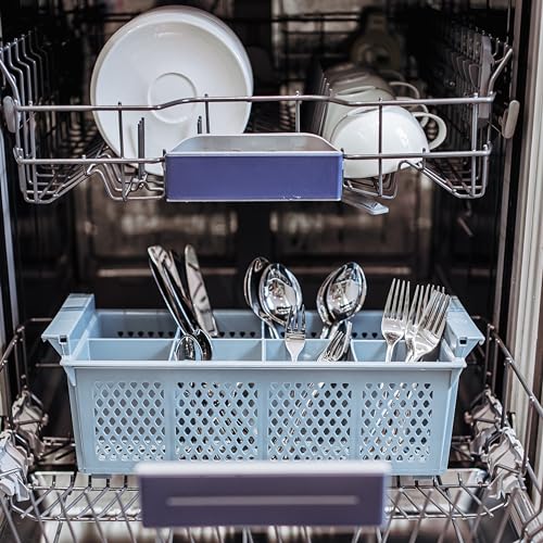 Prolisok PFO-L16 Flatware Rack – 8-Slot Plastic Cutlery Basket – Large 16 Inch Organizer For Knives, Forks, Spoons, Silverware, Kitchen Utensils thumb #3