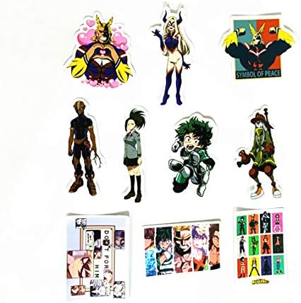 50PCS My Hero Academia Stickers,Waterproof Decals Cartoon Anime Stickers for Phone,Water Bottle,Laptop,Skateboard,Motorcycle,Car,Bike,Luggage (50PCS My Hero Academia Stickers)