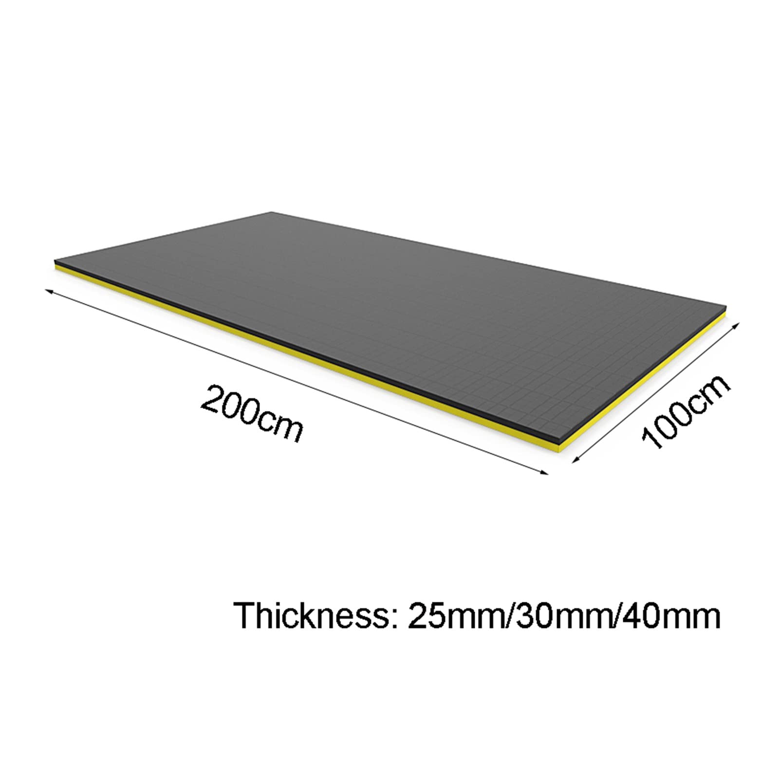 V3VOGUE Tappetino per Tapis Roulant, Tappetino Insonorizzante per Attrezzatura Palestra, Addensato Tappeto Antiscivolo per Moquette O Protezione del Pavimento, Tappetino per Attrezzi Sportivi