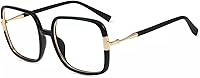 Firmoo Blue Light Blocking Glasses: Oversized Square Unisex TR90 Frames - 99% Blue Light & UV Protection for Work & Leisure