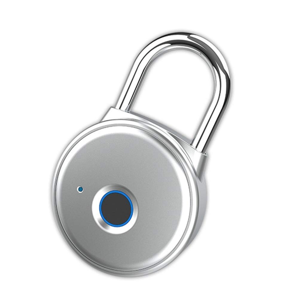 Serrature per porte di casa, lucchetto per impronte digitali, lucchetto per palestra per armadietti, sport, scuola e armadietti per dipendenti, esterni, recinzione, cerniere e ripostigli - Metallo e