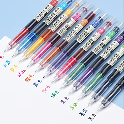 Mancola 20本 ローリングボールペン 速乾インク 0.5 Amazon.com: mancola 20 Pack Rolling Ball Pens, Quick-Drying