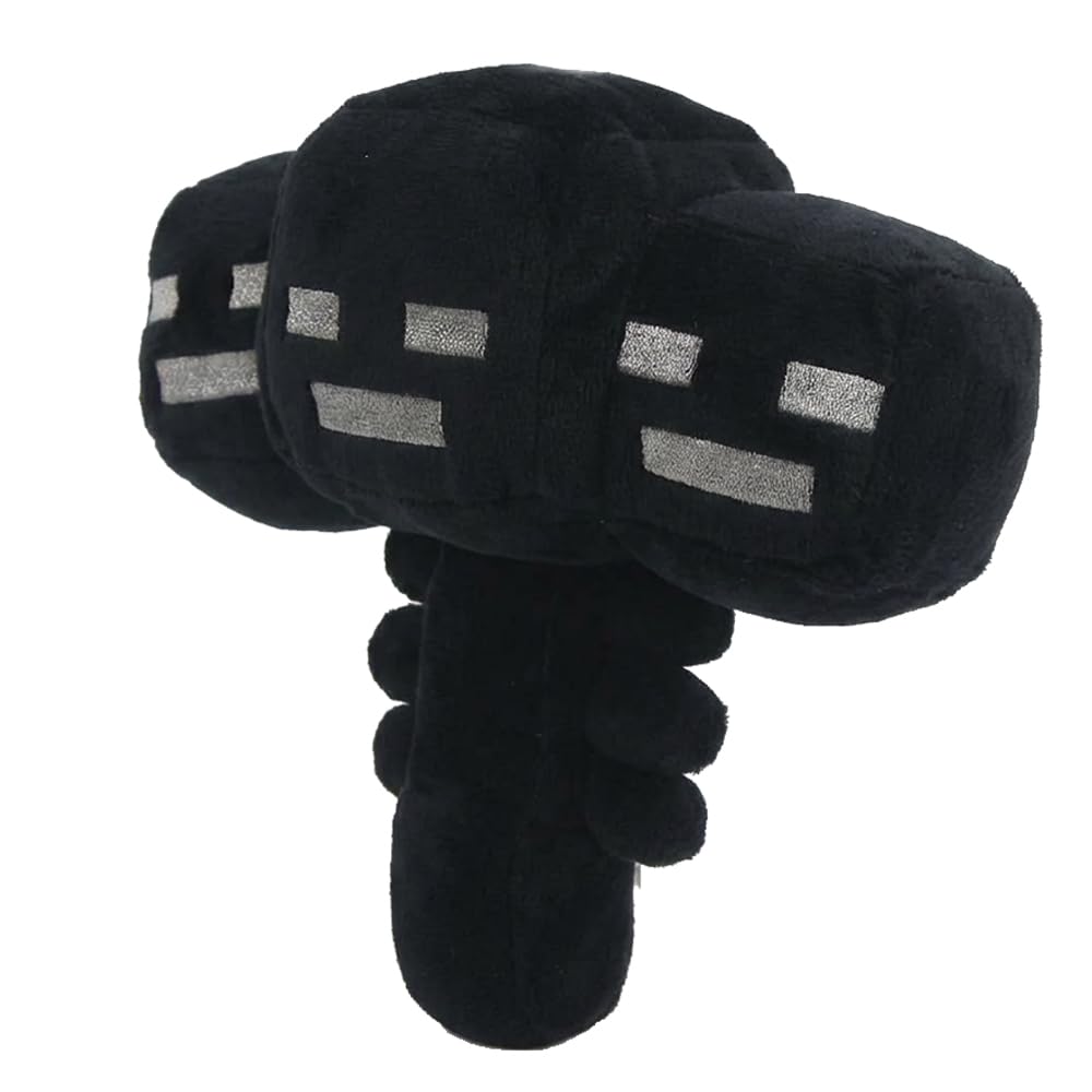 Pixel-Style Game Basic Plush Character Soft Toy, Video Game-Inspired Collectible Plushies Gifts for Kids & Fans (Wither Storm)