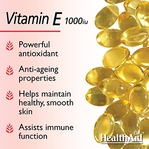 HealthAid Vitamin E 1000iu - 60 Capsules - Image 6