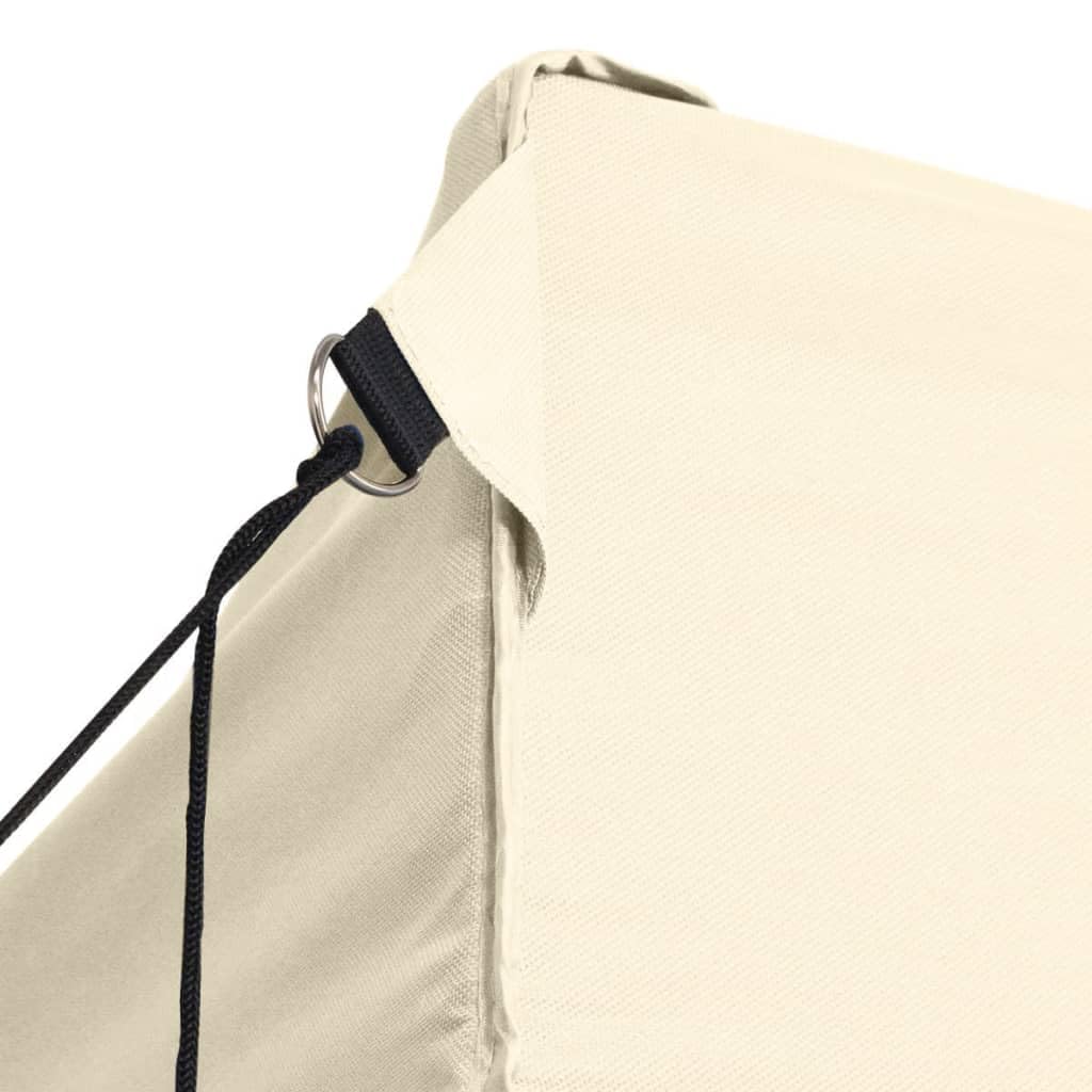 Tente De Réception Pliable VidaXL 280x410x315 Cm – Tonnelle De Jardin En Acier Blanc, Toit Oxford 600D Imperméable