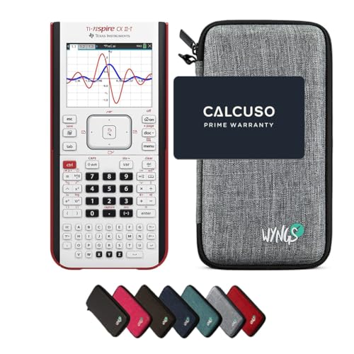 TI-Nspire CX II-T inkl. WYNGS Schutztasche Hellgrau - Grafikrechner - Basic Set