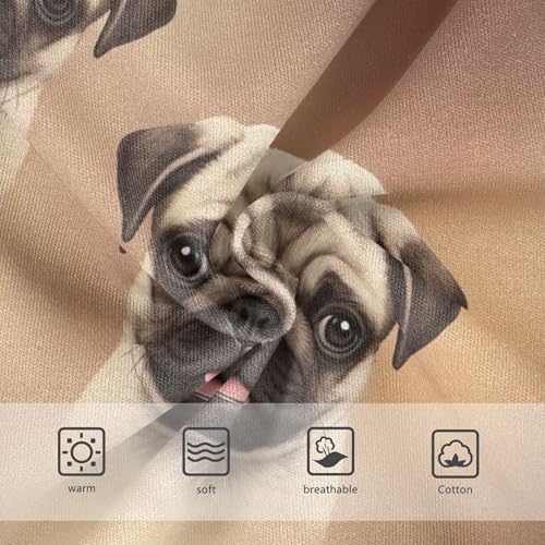 Toddlers Underwear Floral 2t Cotton Panties Little Girl Flower Kids Briefs Undies Cute Pug Puppies Brown3