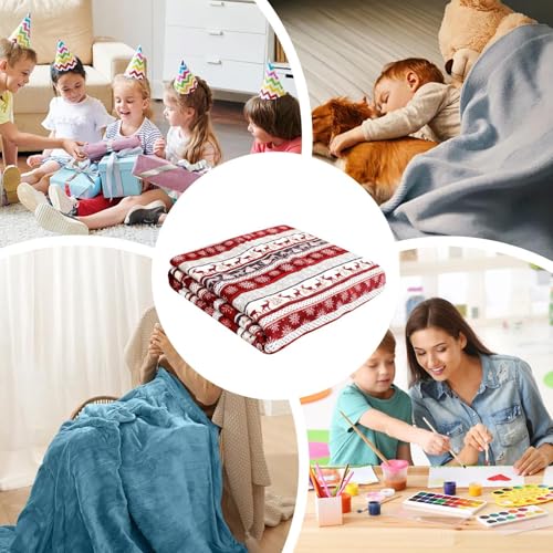 Couverture de Noël 100 cm idée cadeau pour décoration de fête - 5