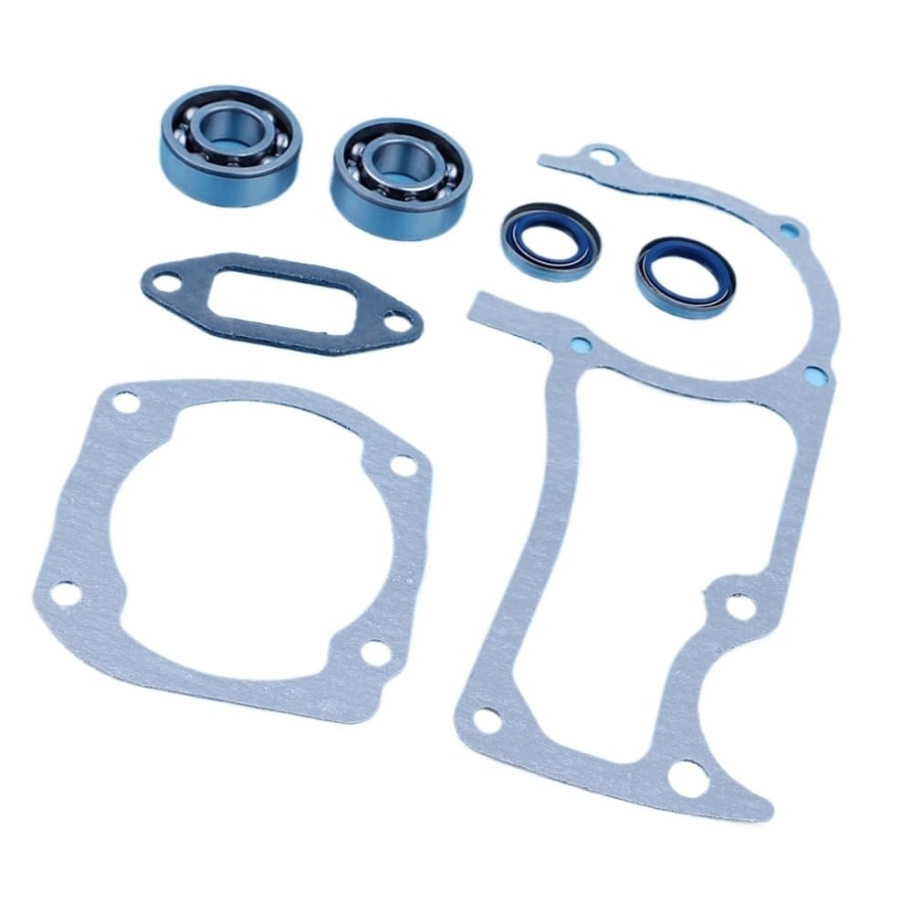 Kit de junta de cilindro y retenes de cigüeñal para mantenimiento de motosierras 371 372