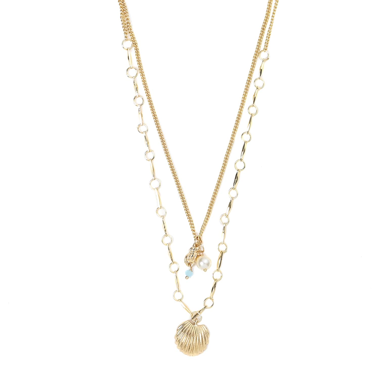 XPNSV Luxury Latest Kauri Shell layered Necklace in Gold Finish,Jewellery Gift Set for Women & Girls | Anti Tarnish, Light Weight, Diwali Special Jewellery for Women, Girls and Her (B0C94GRHF3) Amazon Price History, Amazon Price Tracker