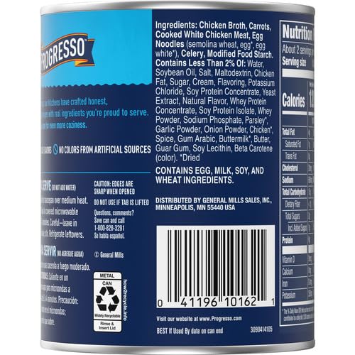Image of Progresso Traditional, Creamy Chicken Noodle Canned Soup, 18.5 oz. (Pack of 12)