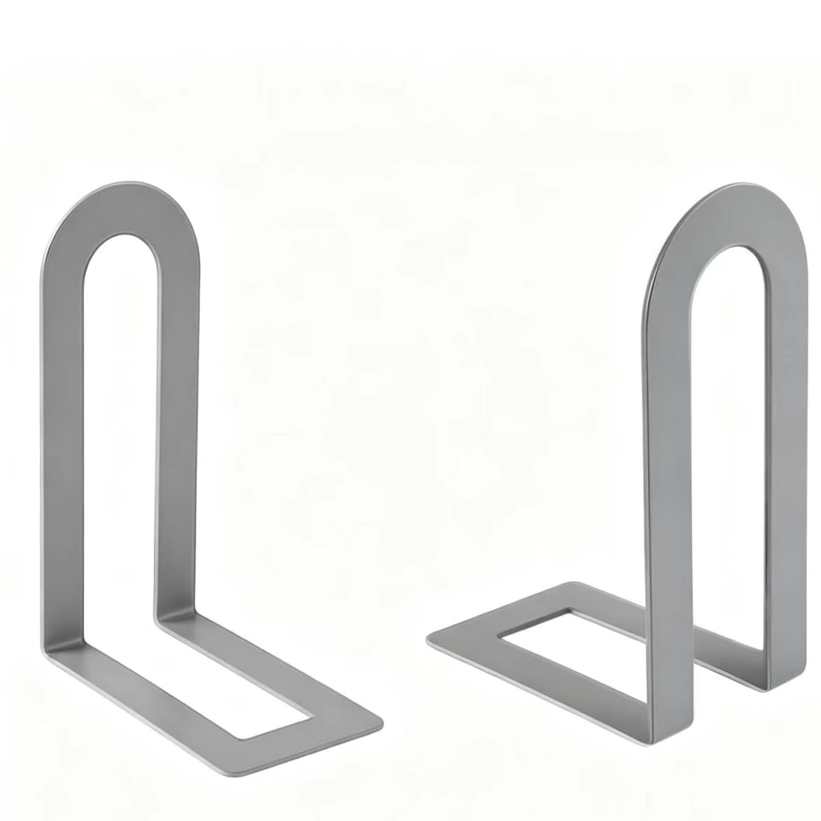 6 minimalistische Buchstützen aus Metall für die Schreibtischgestaltung zu Hause und professionellen Bereich in Schwarz, Gold, Weiß, Grau, platzsparende Buch Organizer