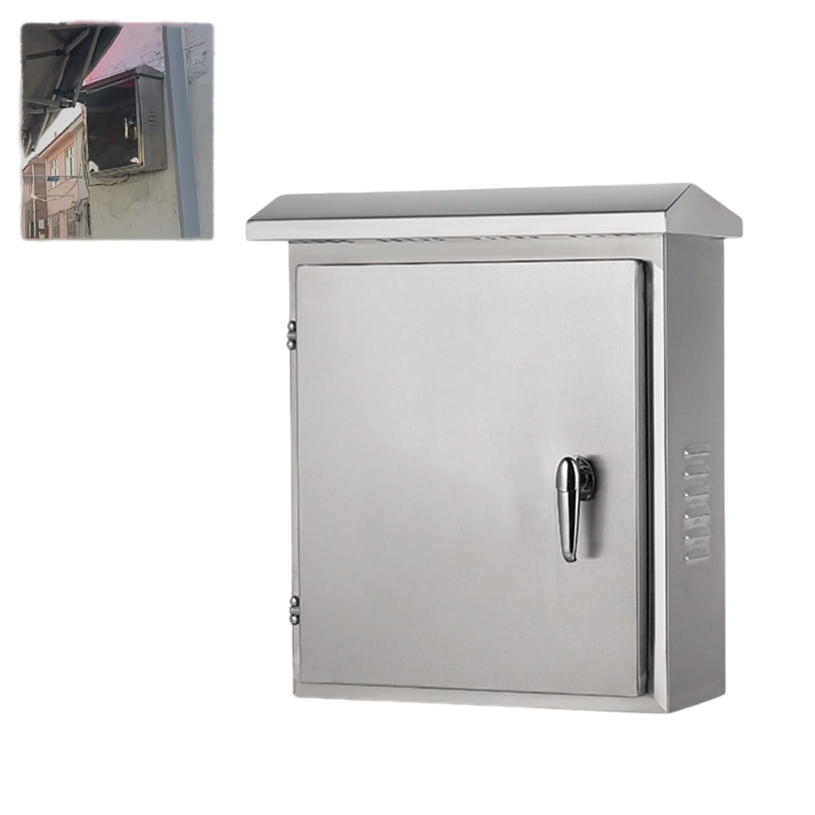 Boîte de jonction murale pour éclairage extérieur et boîtier de contrôle étanche 40cm - 8