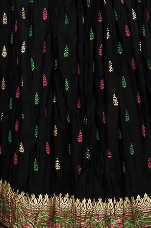 Chandrakala Flowy Long Skirt for Women A Line Casual Beach Party Holiday Maxi Skirts (S115-P)
