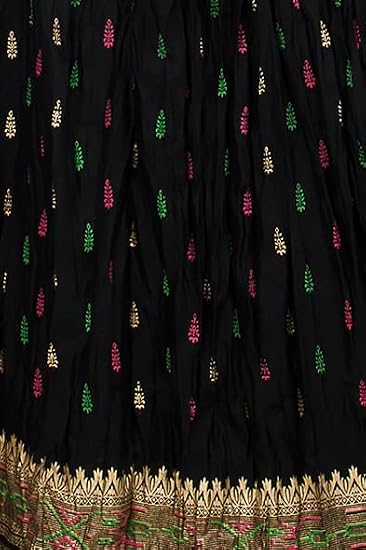 Chandrakala Flowy Long Skirt for Women A Line Casual Beach Party Holiday Maxi Skirts (S115-P)